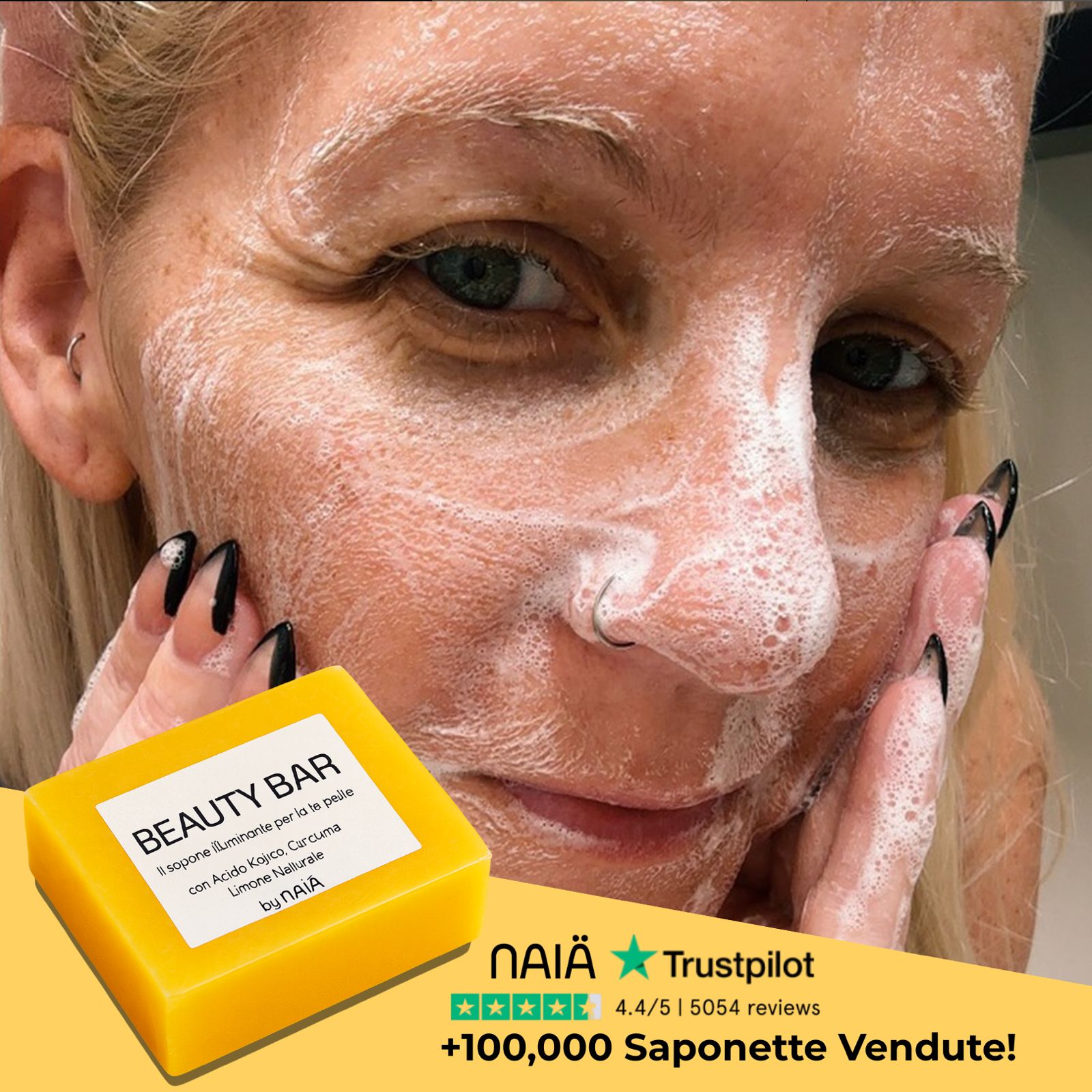 BUDNLE VIVÉA | X3 Crema Rosa in Capsule al PDRN + 1 Sapone Curcuma
